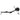 Concept2 RowErg rowing machine, black, side view on white