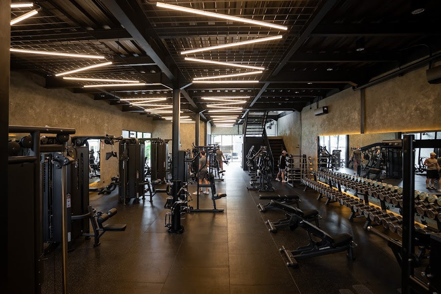 Full commercial gym floor fully installed and ready to open by Compound Fitness